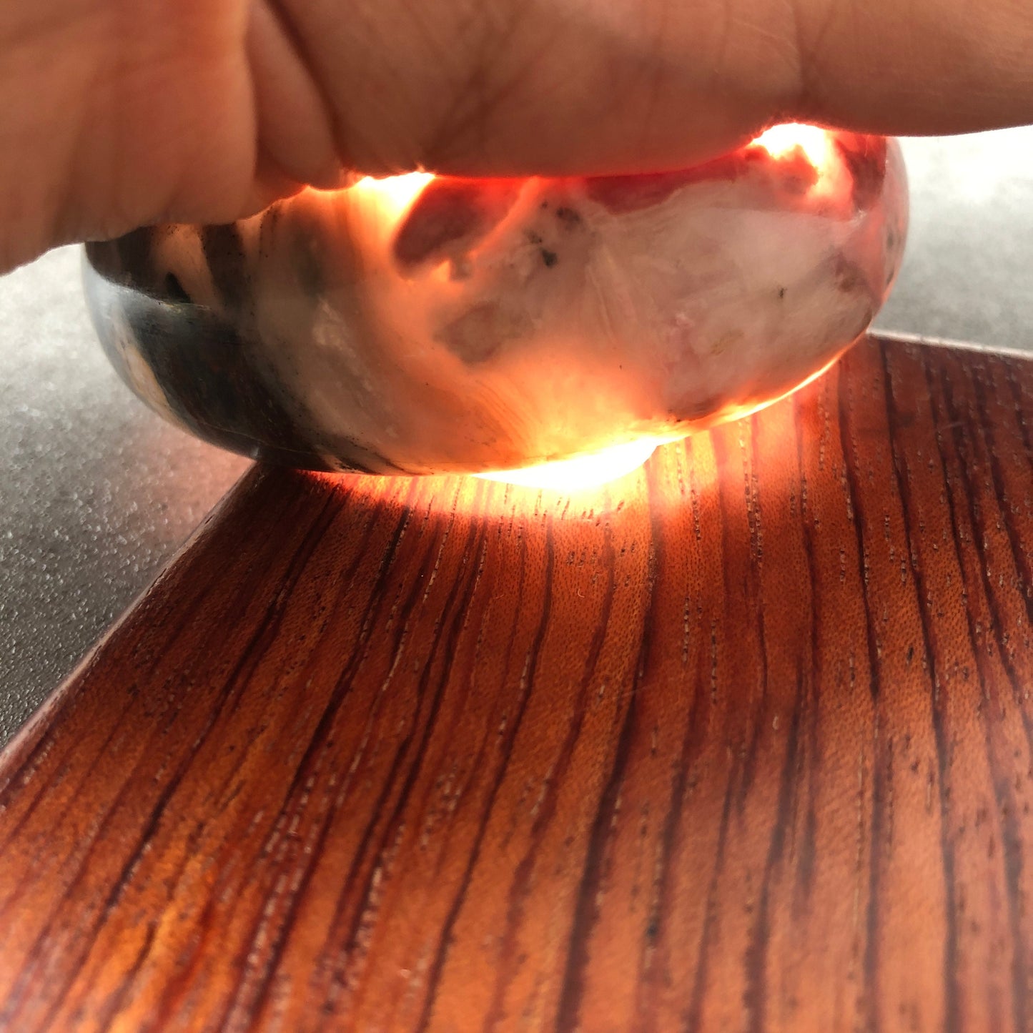 58.4mm Natural Rhodonite Bangle|Danqing Flowers | Pink and Gold Flowers | Icy and Translucent | Stone Bangle | Crystal Bangle