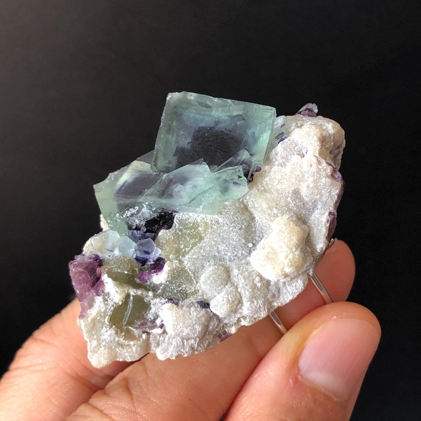 Raw Phantom Fluorite Ring, Big Raw Stone Ring Large Raw Crystal Ring Blue, Huge Statement Ring, Chunky Irregular Ring Gift, Adjustable Band Ring, Huge Cocktail Ring, Raw Mineral Ring, February March Birthstone Ring, Third Eye Chakra Crystal Ring