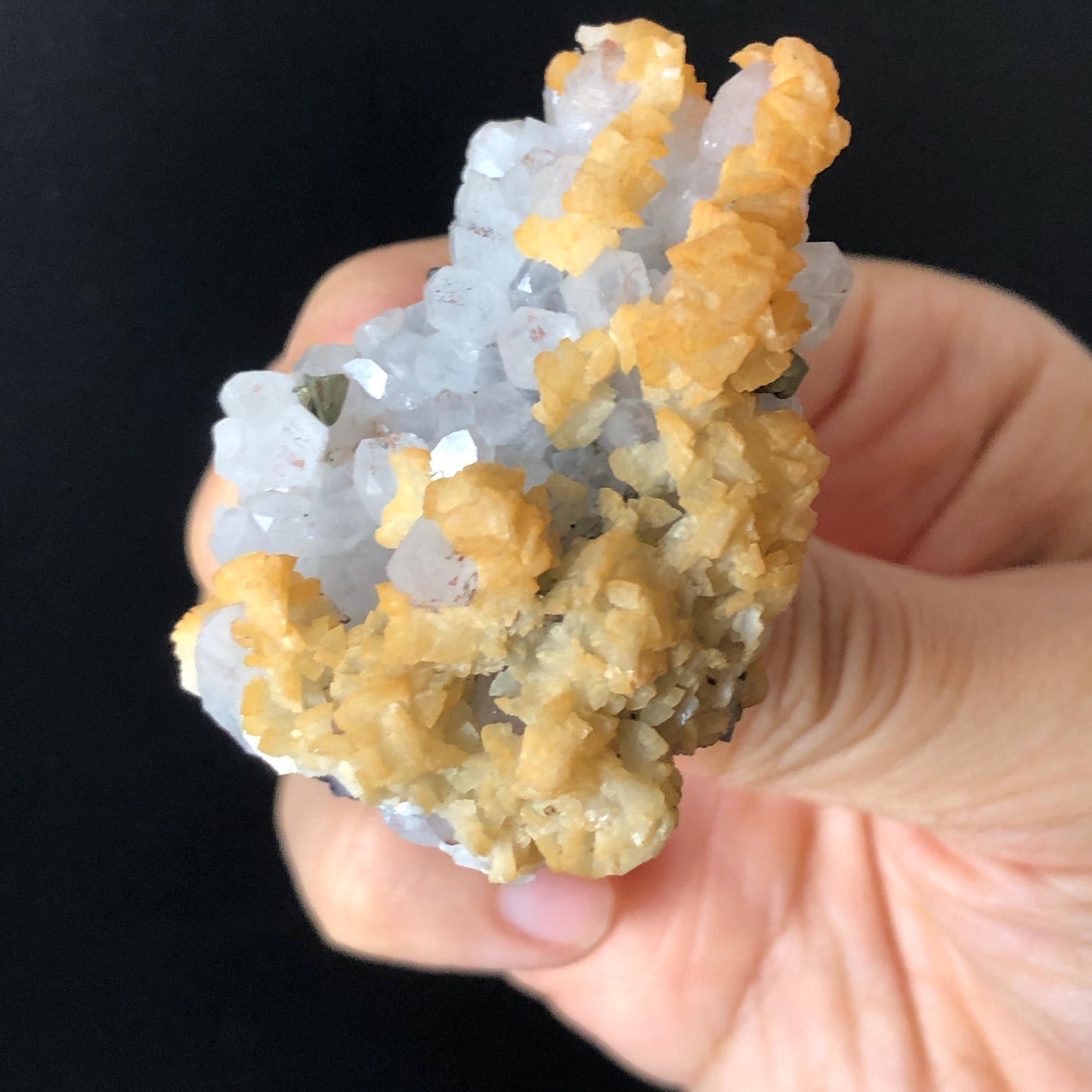 Raw Yellow Dolomite Chalcopyrite Quartz Ring, Huge Raw Stone Ring massive crystal ring, Large statement ring, oversized gemstone jewelry, Huge Cocktail ring, bold chunky irregular ring gift for men and women, raw mineral ring, silver-plated copper