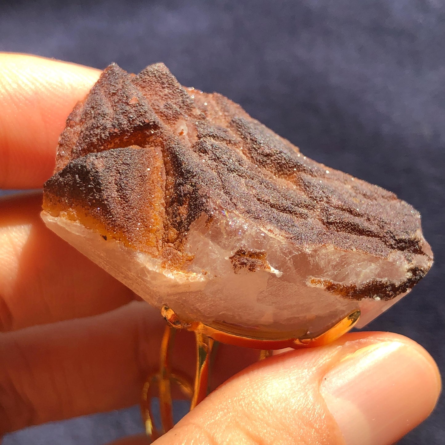 Raw Fluorite Ring, Chocolate Brown Fluorite Ring, Raw Crystal Ring, Raw Stone Ring, adjustable gemstone ring, Chunky Stone Ring, Large Statement Ring for Men and Women,Big Birthstone Ring, Raw Mineral Ring, Green Raw Crystal Ring, Crystal Band Ring
