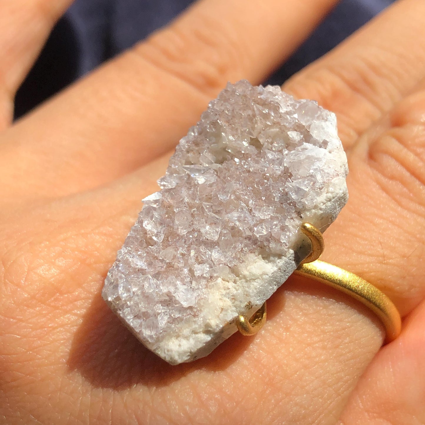 raw pink quartz ring, raw calcite ring , raw pink stone ring, raw pink quartz, pink quartz ring, Raw Stone Ring, Big Raw Crystal Ring Xlarge, Rough Huge Statement Ring, Chunky Irregular Raw Mineral Ring, Huge Stone Ring, Large statement ring