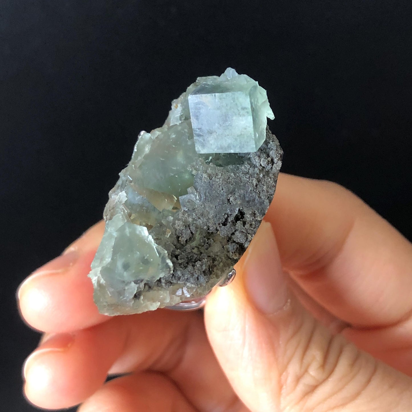 Raw Fluorite Ring, Big Raw Stone Ring Green, Large Raw Crystal Ring, Irregular Chunky Adjustable Statement Ring, Huge Cocktail Ring, birthstone gift for him and her, Ring for Men and Women, Third eye chakra stone ring, raw mineral ring, silver-plated