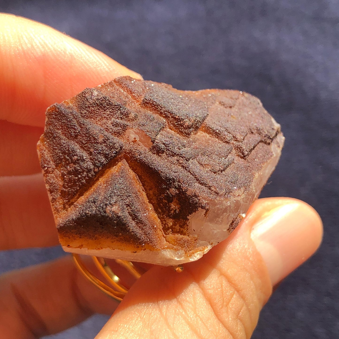 Raw Fluorite Ring, Chocolate Brown Fluorite Ring, Raw Crystal Ring, Raw Stone Ring, adjustable gemstone ring, Chunky Stone Ring, Large Statement Ring for Men and Women,Big Birthstone Ring, Raw Mineral Ring, Green Raw Crystal Ring, Crystal Band Ring