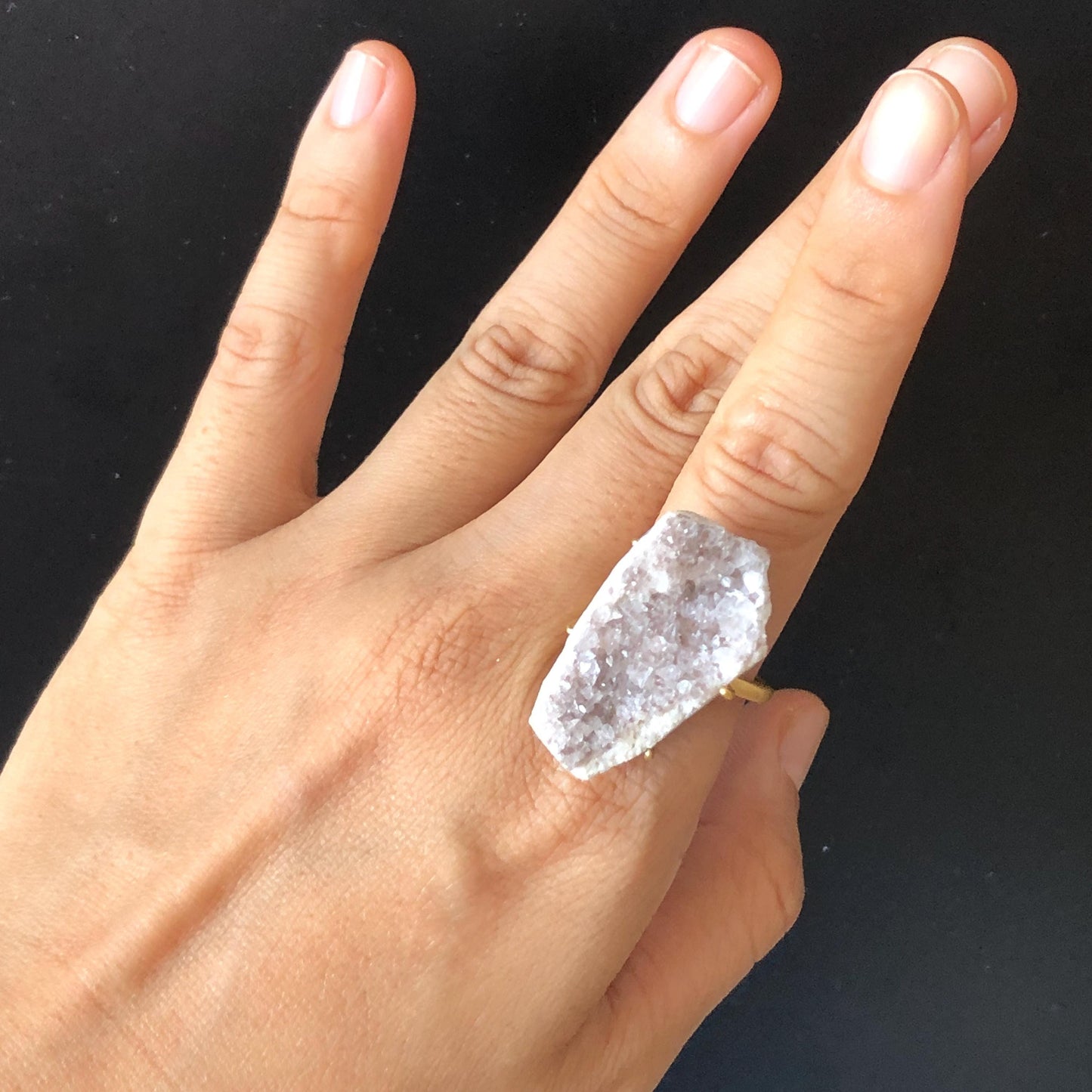 raw pink quartz ring, raw calcite ring , raw pink stone ring, raw pink quartz, pink quartz ring, Raw Stone Ring, Big Raw Crystal Ring Xlarge, Rough Huge Statement Ring, Chunky Irregular Raw Mineral Ring, Huge Stone Ring, Large statement ring
