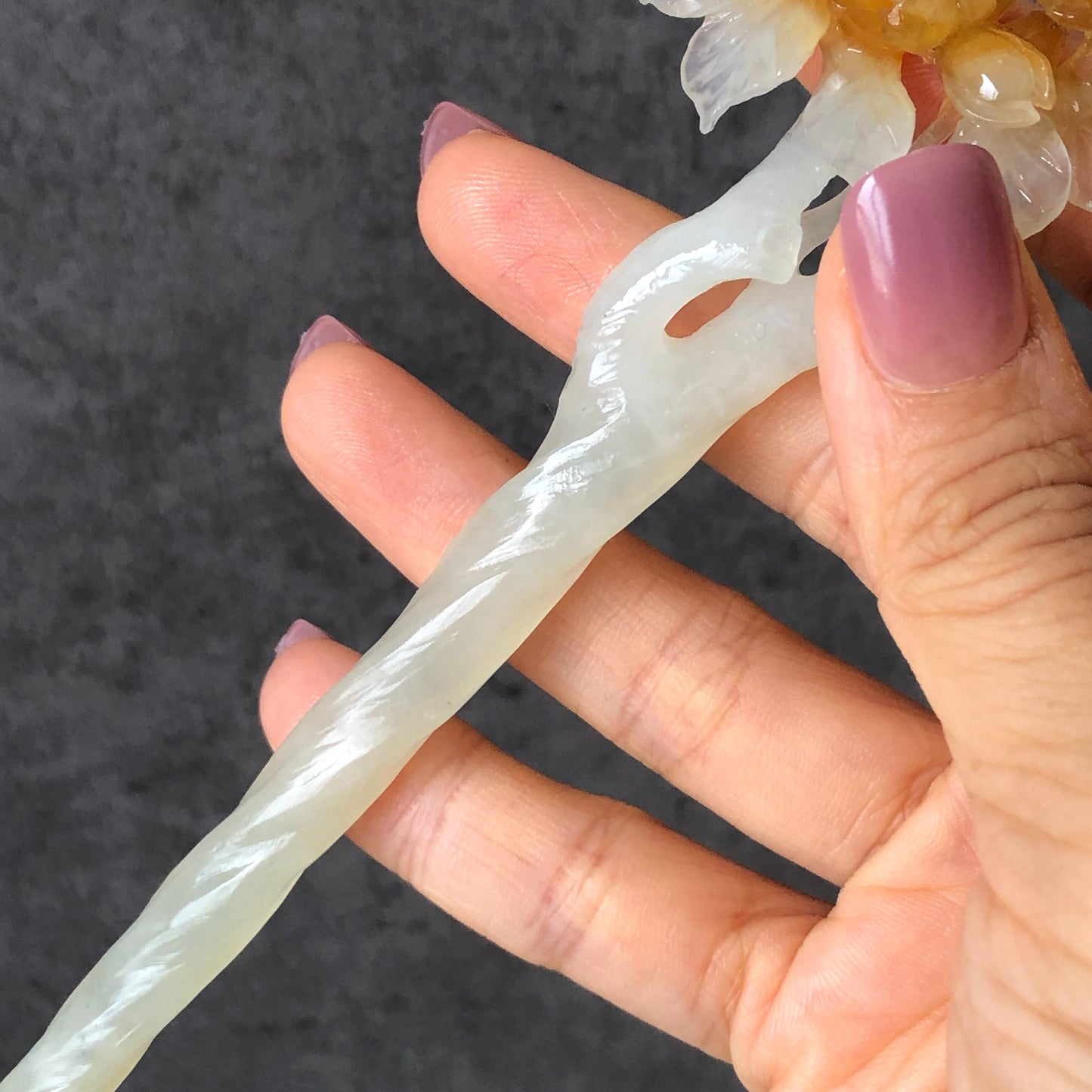 Certified Xiu Jade Serpentine Hand Carved Swallow Bird & Flowers Hair Pin | Black Yellow White Jade Hair Stick | Asian Chinese Vintage Gift for her, white jade carving yellow jade black jade bird carving flower carving hand carved flower hand engraved bird certificate jade certified natural untreated jade korean hairpin japanese hair stick chinese hair comb vinatge hair fork bridal hair clip wedding hair pin engagement hair stick