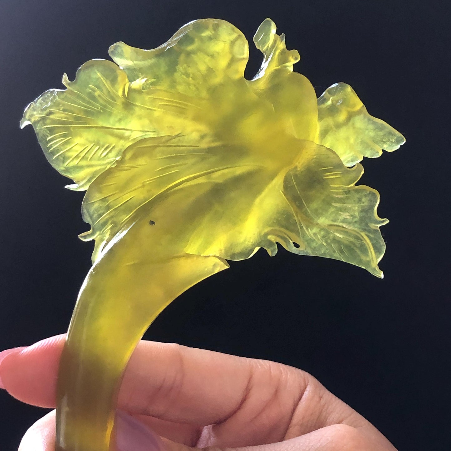 Xiu Jade Serpentine Hand Carved Phoenix Hair Pin: Natural Untreated Golden Yellow Jade Crescent Moon Hair Stick, Asian Vintage Hair Fork hair clip Asian Chinese Jade hair comb japanese hairpins koran hair stick hanfu hair pin hair comb hair fork antique hair stick certified jade carving hand carved yellow jade hand engraved jade gift for her bridal shower hair clip wedding hair jewelry half moon hair pins handcrafted jade hair stick phoenix carving fox lover gift