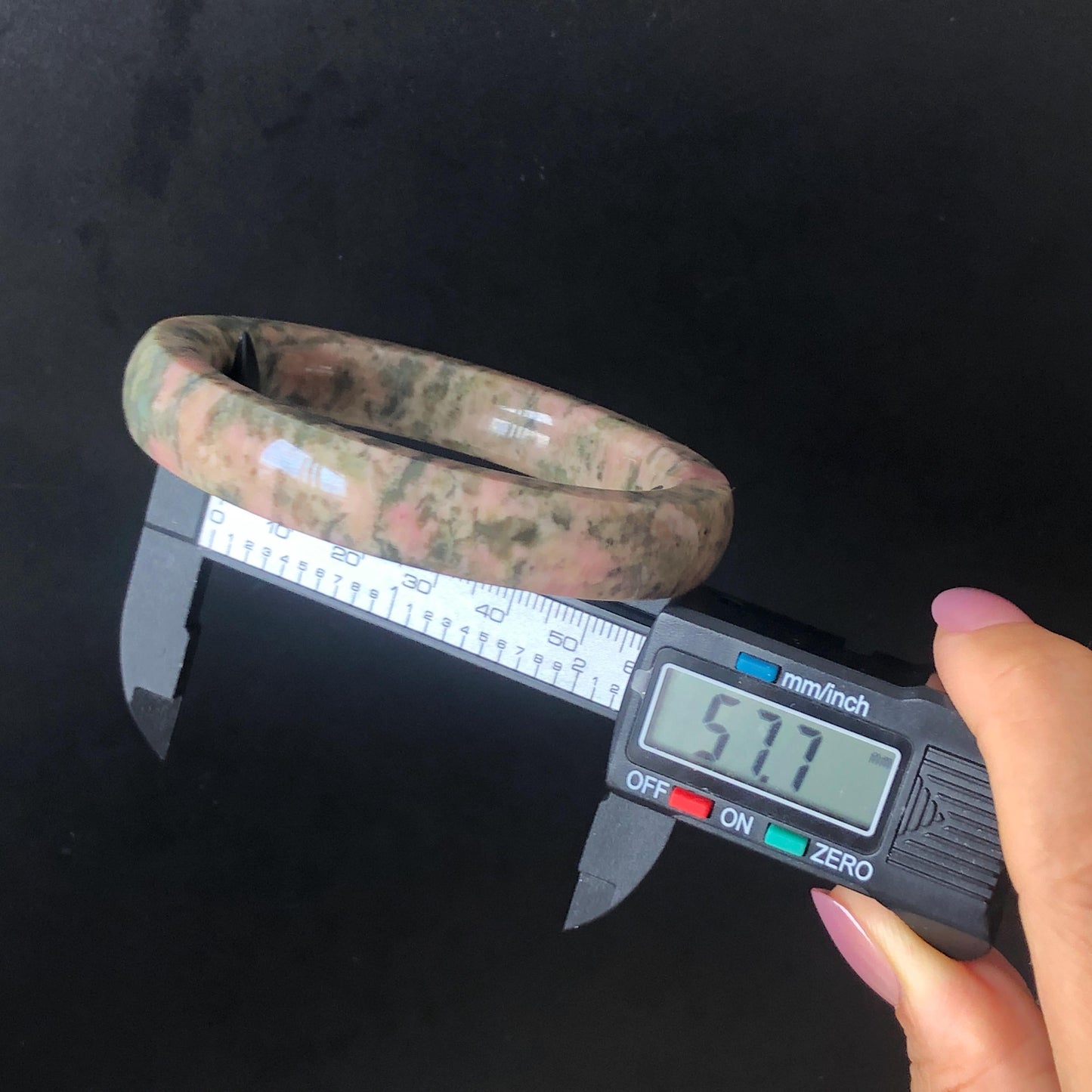Rare Found Nephrite Jade Bangle | Natural Untreated Green Jade Pink Jade Bracelet | Pink Floral Lace | Chinese Jade Stone Bangle Gift for her Pink Jade Bangle Green Jade Bracelet Vintage Bangle Antique Bracelet Pink Stone Bangle Pink Gemstone Bracelet bangles for women flower bangle