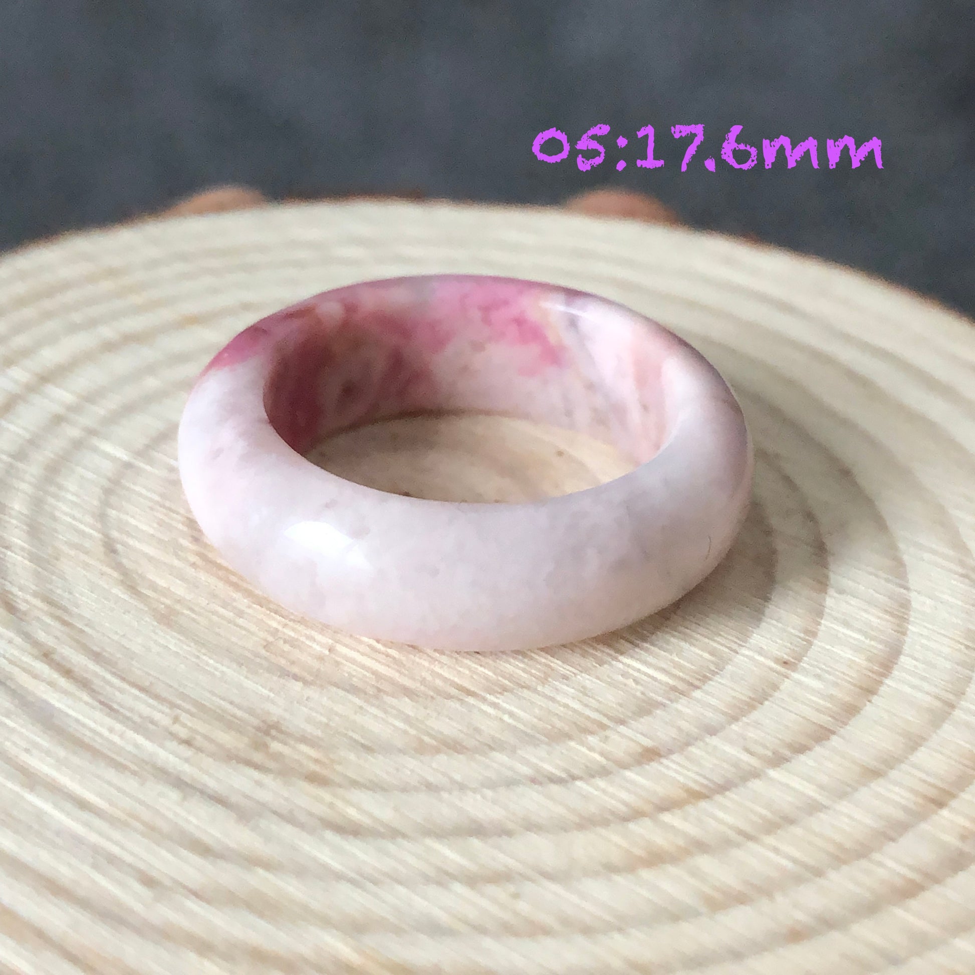 Natural High Quality Rhodonite Ring | High Tea Collection | 15-17mm | Sweet & Cute | Natural Rhodonite