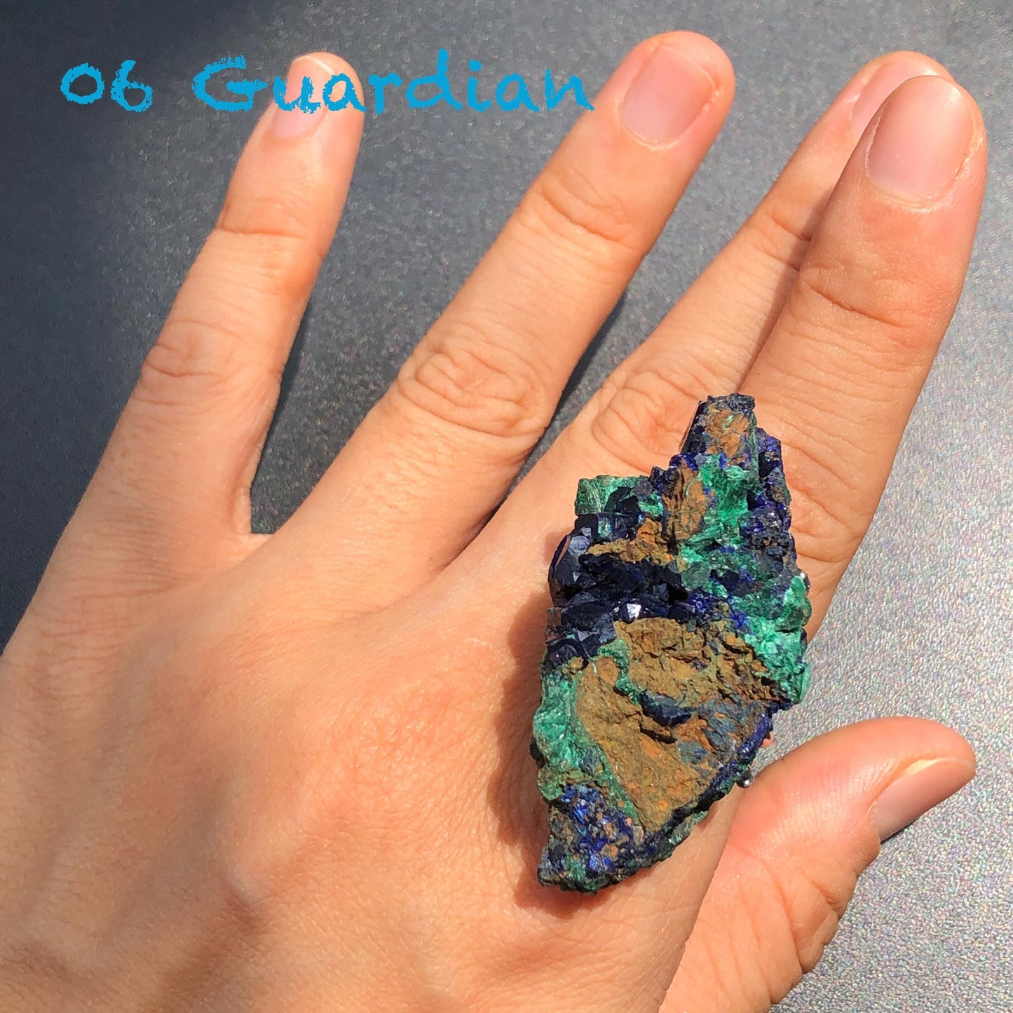 Raw Azurite Malachite Ring, Raw Stone Ring, Raw Crystal Ring, Big Statement Ring, Rough Irregular Chunky Gemstone Ring Gift for Men and Women, Sparky Shiny Crystal Ring, May Birthstone Ring, Silver Gold plated copper ring, birthday gift for her him