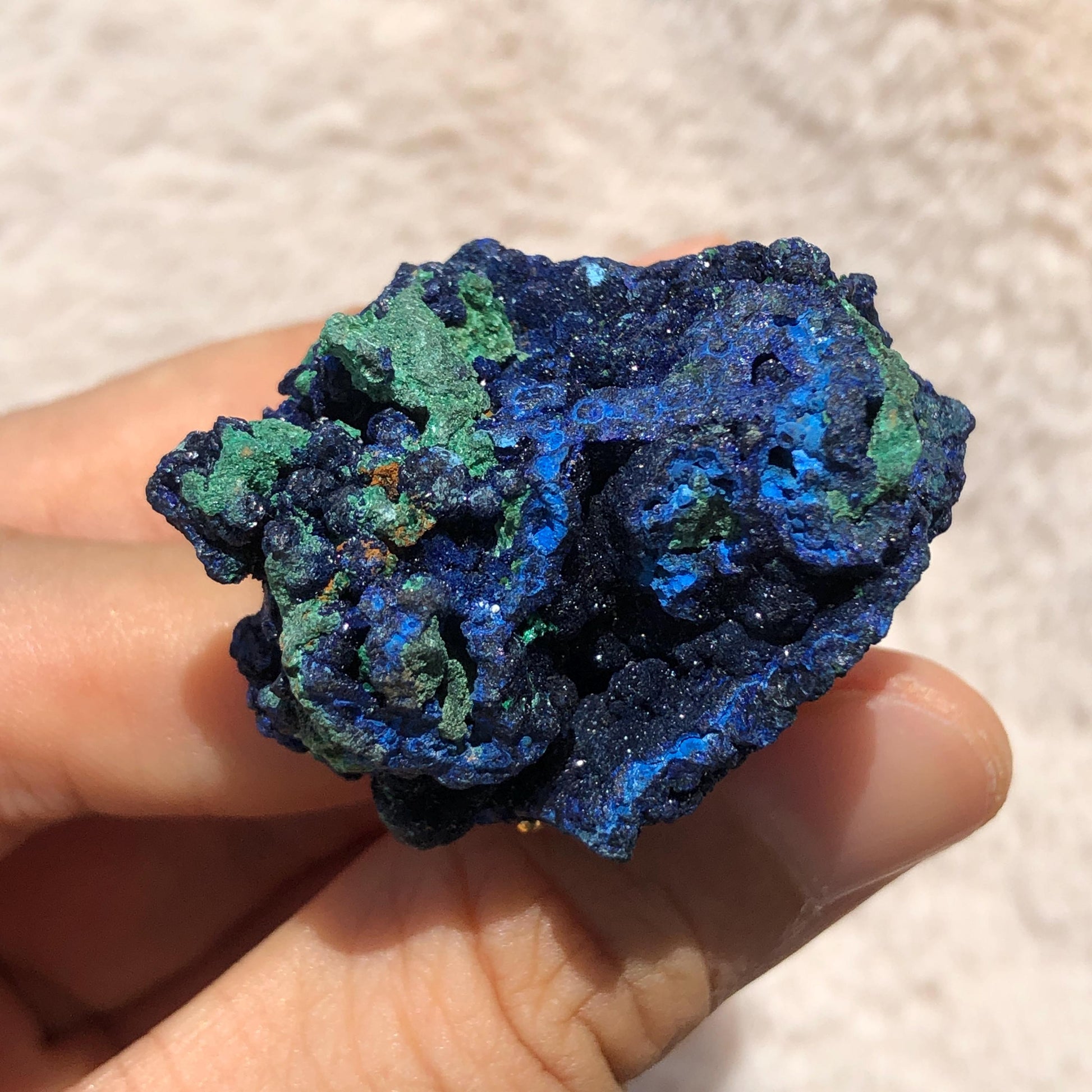 Raw Azurite Malachite Ring, Raw Stone Ring, Raw Crystal Ring, Big Statement Ring, Rough Irregular Chunky Gemstone Ring Gift for Men and Women, Sparky Shiny Crystal Ring, May Birthstone Ring, Silver Gold plated copper ring, birthday gift for her him