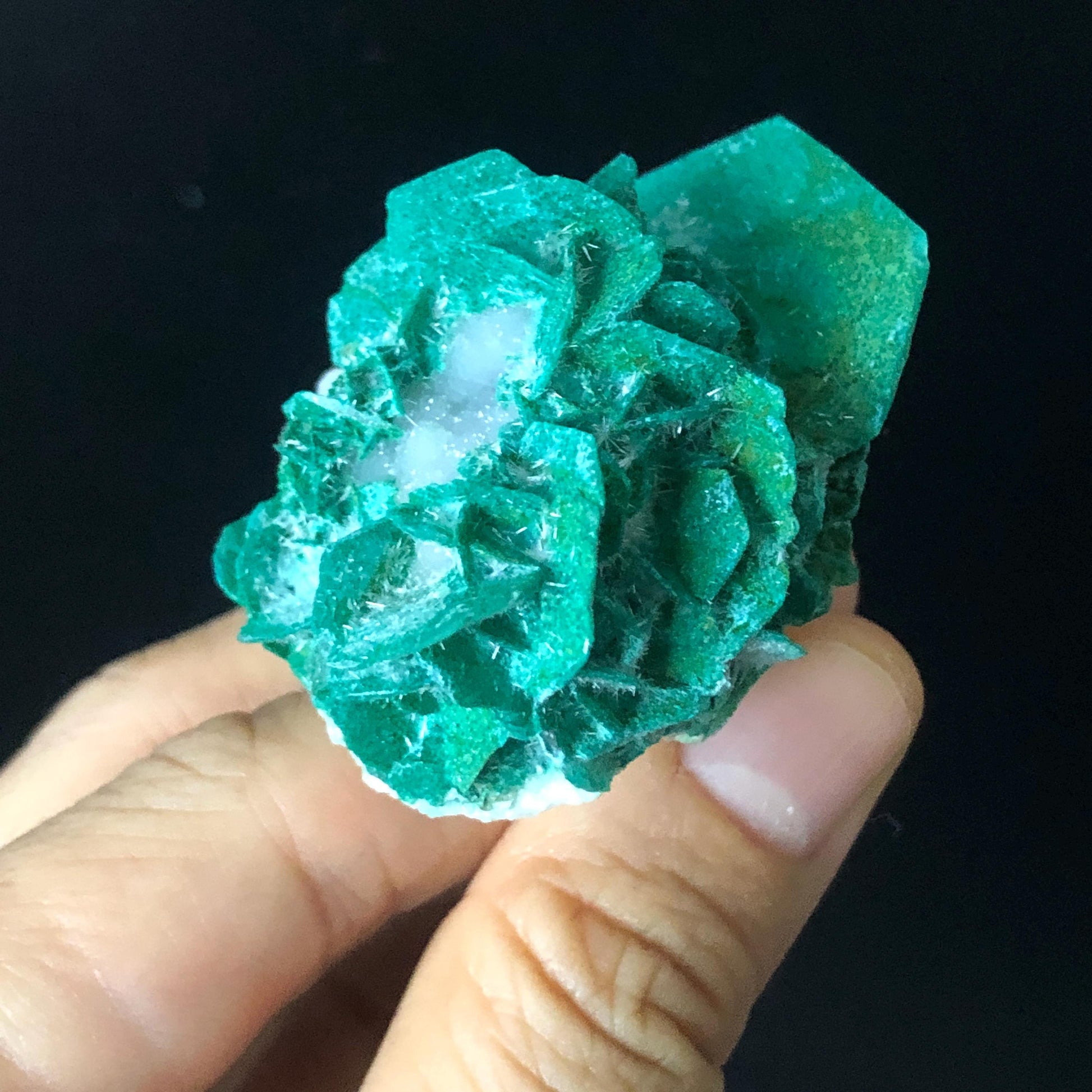 Aurichalcite Ring, Raw Stone Ring, Raw Crystal Ring Xlarge, Large Statement Ring for Men Women, Raw Mineral Ring, Chunky Crystal Ring, Irregular Ring, large cocktail ring, Green Raw Crystal Ring, Crystal Band Ring, large cocktail ring