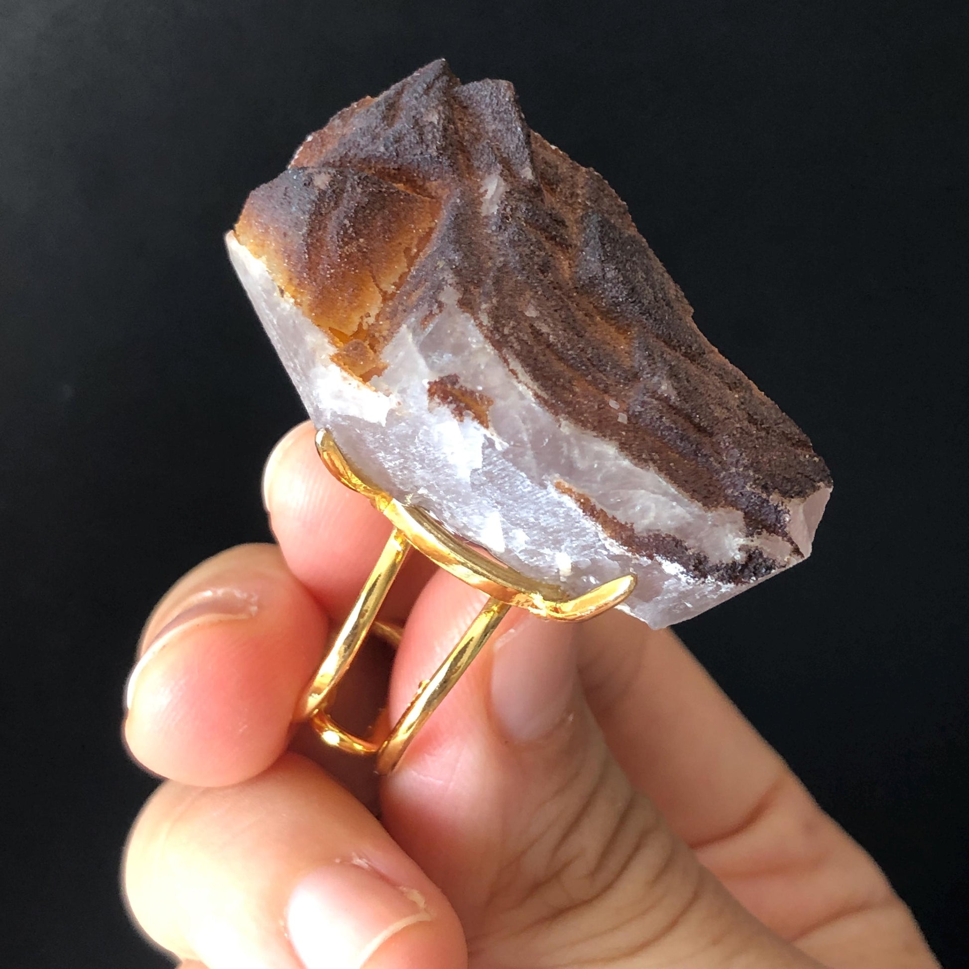 Raw Fluorite Ring, Chocolate Brown Fluorite Ring, Raw Crystal Ring, Raw Stone Ring, adjustable gemstone ring, Chunky Stone Ring, Large Statement Ring for Men and Women,Big Birthstone Ring, Raw Mineral Ring, Green Raw Crystal Ring, Crystal Band Ring