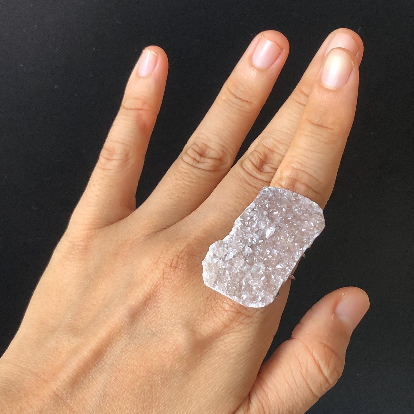 raw pink quartz ring, raw calcite ring , raw pink stone ring, raw pink quartz, pink quartz ring,  Raw Stone Ring, Big Raw Crystal Ring Xlarge, Rough Huge Statement Ring, Chunky Irregular Raw Mineral Ring, Huge Stone Ring, Large statement ring