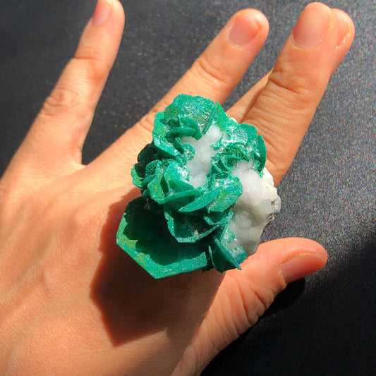 Aurichalcite Ring, Raw Stone Ring, Raw Crystal Ring Xlarge, Large Statement Ring for Men Women, Raw Mineral Ring, Chunky Crystal Ring, Irregular Ring, large cocktail ring, Green Raw Crystal Ring, Crystal Band Ring, large cocktail ring