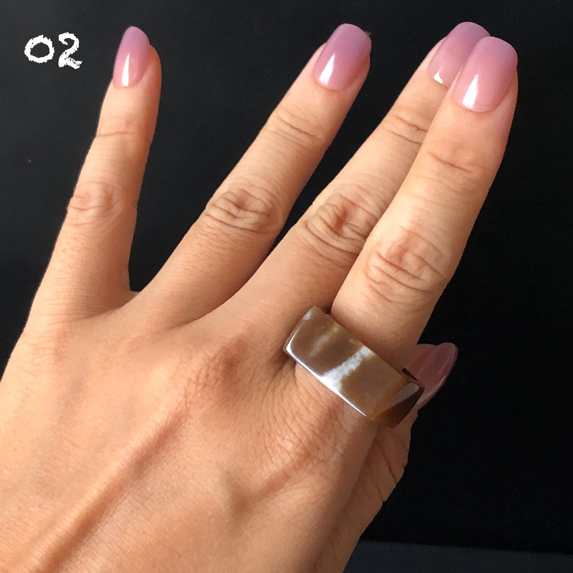 Natural Nephrite Jade Chocolate Mocha Collection Band Ring：Untreated White Jade & Brown Jade Women Statement Ring US 4.75-9.75 Thumb Ring Pinky Ring  gift for her untreated jade stackable ring cocktail ring for men square ring vintage ring chinese jade stone ring thumb ring ring for men vintage ring antique ring jade cocktail ring jade band ring