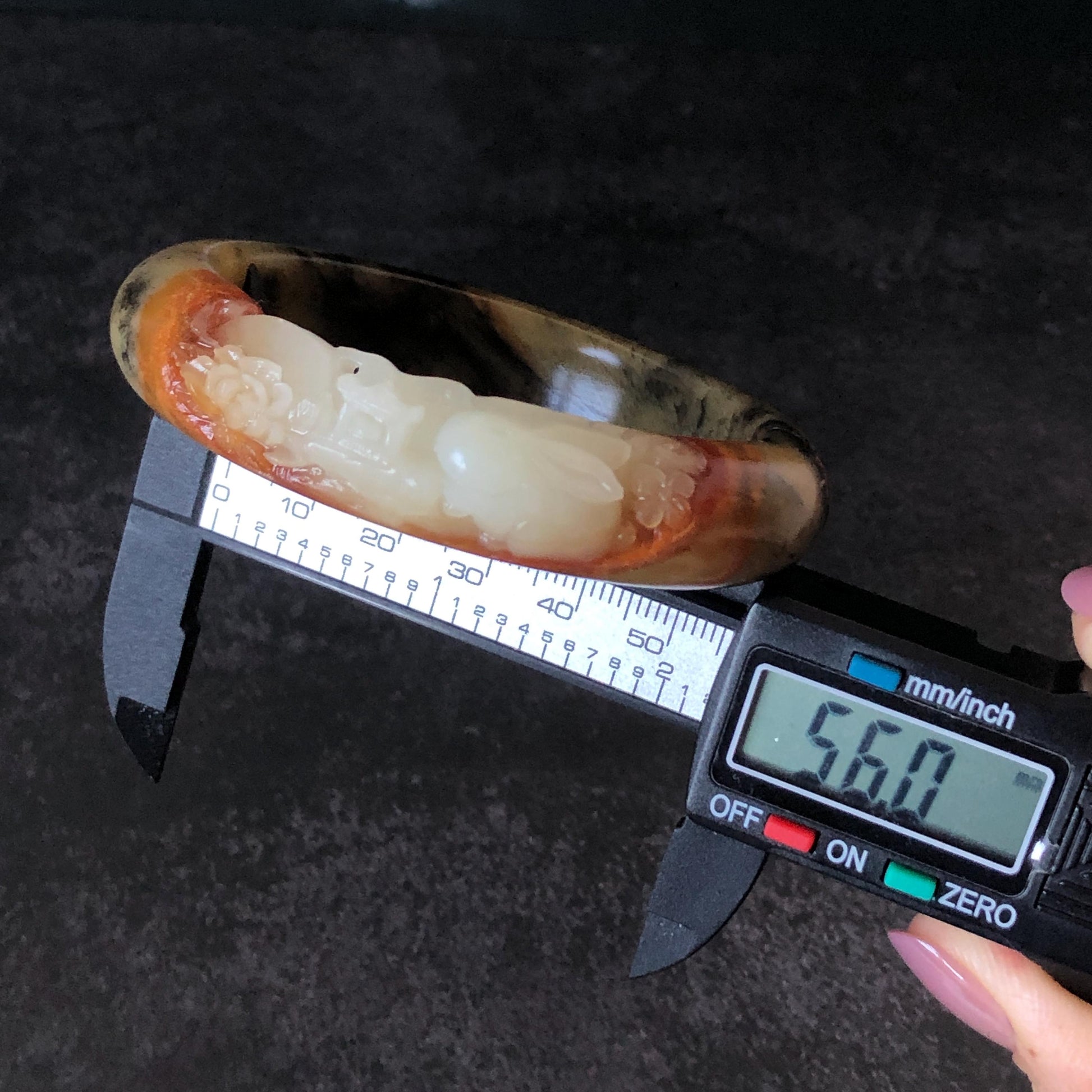 56mm Xiu Jade Serpentine Hand Carved Peony Flowers Bangle: Natural White Brown Yellow Green Jade Handcrafted Bracelet, Stone Carving Gemstone Jewelry Gemstone Jewelry Gift for her wide jade bangle jade carving hand engraved stone carving natural untreated jade bracelet green jade yellow jade brown jade handcraft jade peony carving flower carving chinese jade vintage bangle antique bracelet