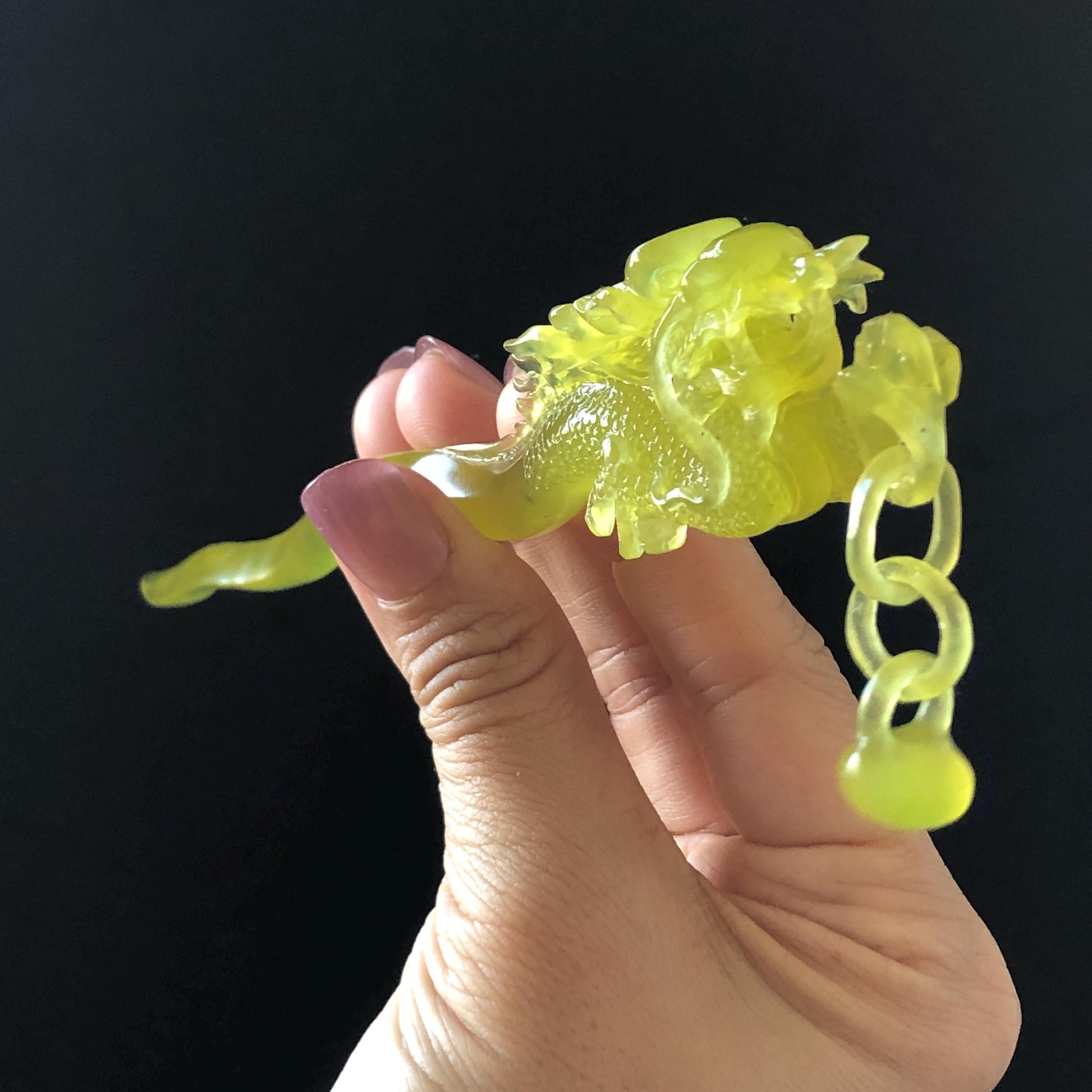 Xiu Jade Serpentine Hand Carved Soaring Dragon Hair Pin: Certified Natural Ice Golden Yellow Jade Hair Stick | Asian Vintage Hair Fork Gift for her japanese hairpin korean hair stick hanfu hair fork vintage hair comb antique hair pins dragon carving hand engraved dragon yellow jade carving hand carved dragon hair stick tassel wedding headpiece bridal shower gift bridal hair clip ice dragon hair stick