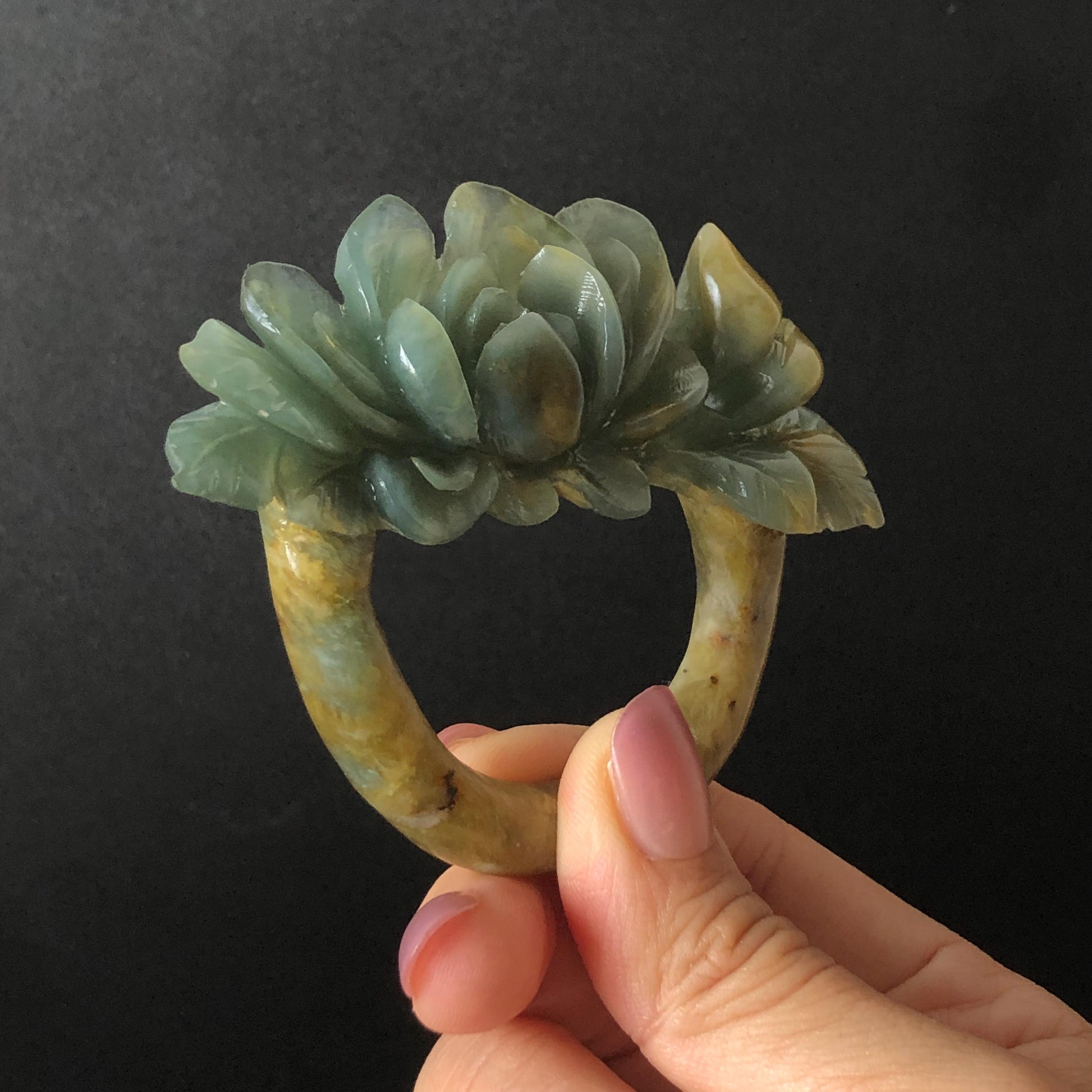 Xiu Jade Serpentine Hand Carved Small Peony Hair Pin: Certified Natural Yellow Green Jade Hair Stick, Asian Vintage Chinese Vintage Hanfu Antique Hair Fork Gift for her japanese hairpin korean hair stick vintage hair comb antique hair pins hanfu hair stick bridal shower hair jewelry wedding headpiece engagement hair accessory jade carving hand engraved jade hand carved flower jade hairpins untreated natural jade certificate phoenix carving peony carving green jade yellow jade multicolour jade