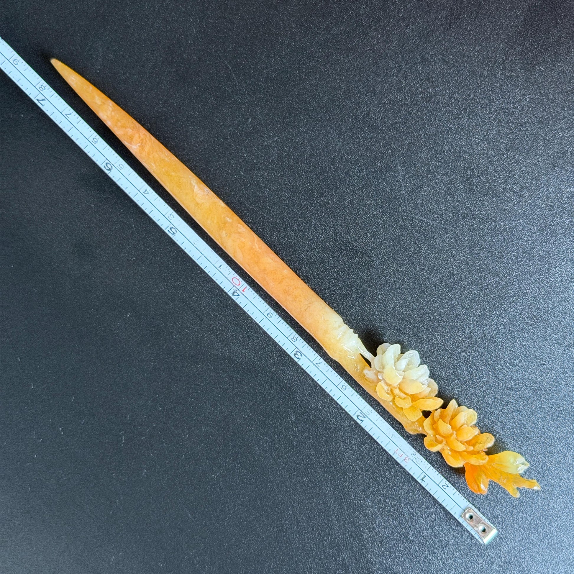 Xiu Jade (Serpentine) Hand Carved Fire Phoenix & Peony Hair Pin: Natural Certified Red Jade Hair Stick | Asian Chinese Vintage Style gift for her hand carved phoenix carving hand engraved phoenix hair stick phoenix carving red phoenix fire phoenix hair fork red jade yellow jade chinese jade with certificate rebirth transformation gift korean hair pin japanese hair stick hair fork hair comb hanfu hair stick peony carving with certificate handcrafted jade phoenix lover gift 3D stone carving