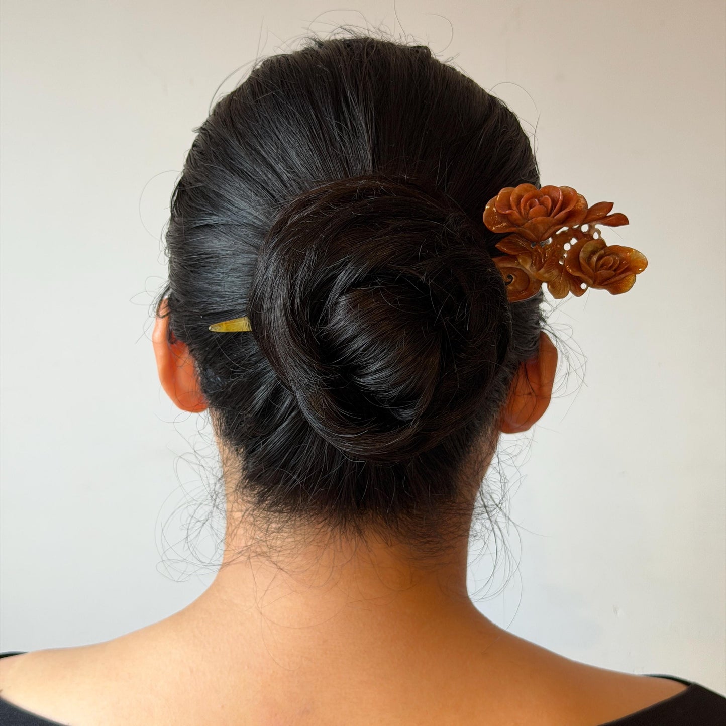 Xiu Jade Serpentine Hand Carved Camellia Flower Hair Stick: Natural Multicolor White Yellow Red Jade Hairpin, Vintage Hanfu Hair Jewelry Gift for her Bridal Shower gift wedding headpiece wedding hair jewelry bridal hair accessories red jade carving yellow jade hand engraved flower handcrafted hair stick japanese hairpins korean hair stick chinese hair comb vintage hair pins antique hair fork hanfu hair pins certified untreated jade multicolor jade bicolor jade flower carving Camellia carving
