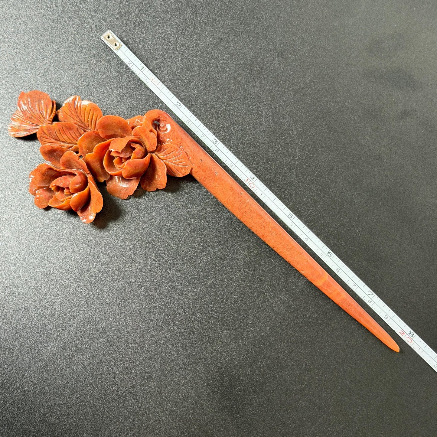Xiu Jade Serpentine Hand Carved Camellia Flower with Butterfly Hair Stick: Natural Red Jade Handcrafted Vintage Hanfu Hairpin, 3D Stone carving Hair Jewelry Gift for her Bridal Shower gift hair clip wedding headpiece bridal hair accessories red jade carving white jade hand engraved flower hair stick japanese hairpins korean hair stick chinese hair comb vintage hair pins antique hair fork hanfu hair pins certified untreated jade bridal shower gift flower carving butterfly carving