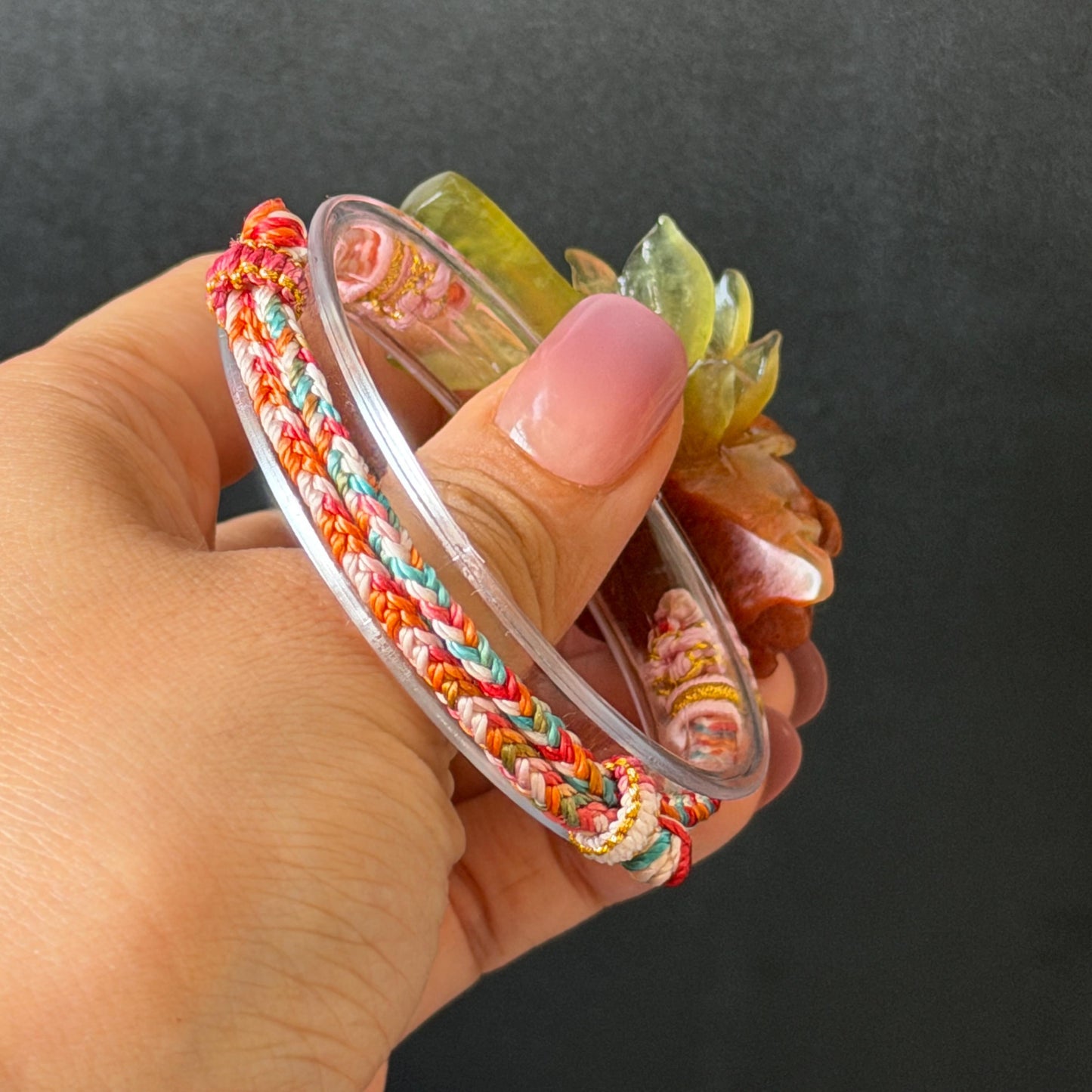 Xiu Jade Serpentine Hand Carved Blooming Peony Flower Charm Braided Bracelet: Natural Ice Yellow Red Jade Adjustable Bracelet 3D Stone Carving   adjustable bracelet woven bracelet rope 3D jade carving red jade yellow jade natural untreated jade handcrafted charm bead bracelet handmade bracelet flower carving peony carving hand engraved charm chinese braided bracelet vintage bracelet antique bracelet lucky rope flower lover gift birthday gift handcrafted bracelet birthday gift handmade bracelet