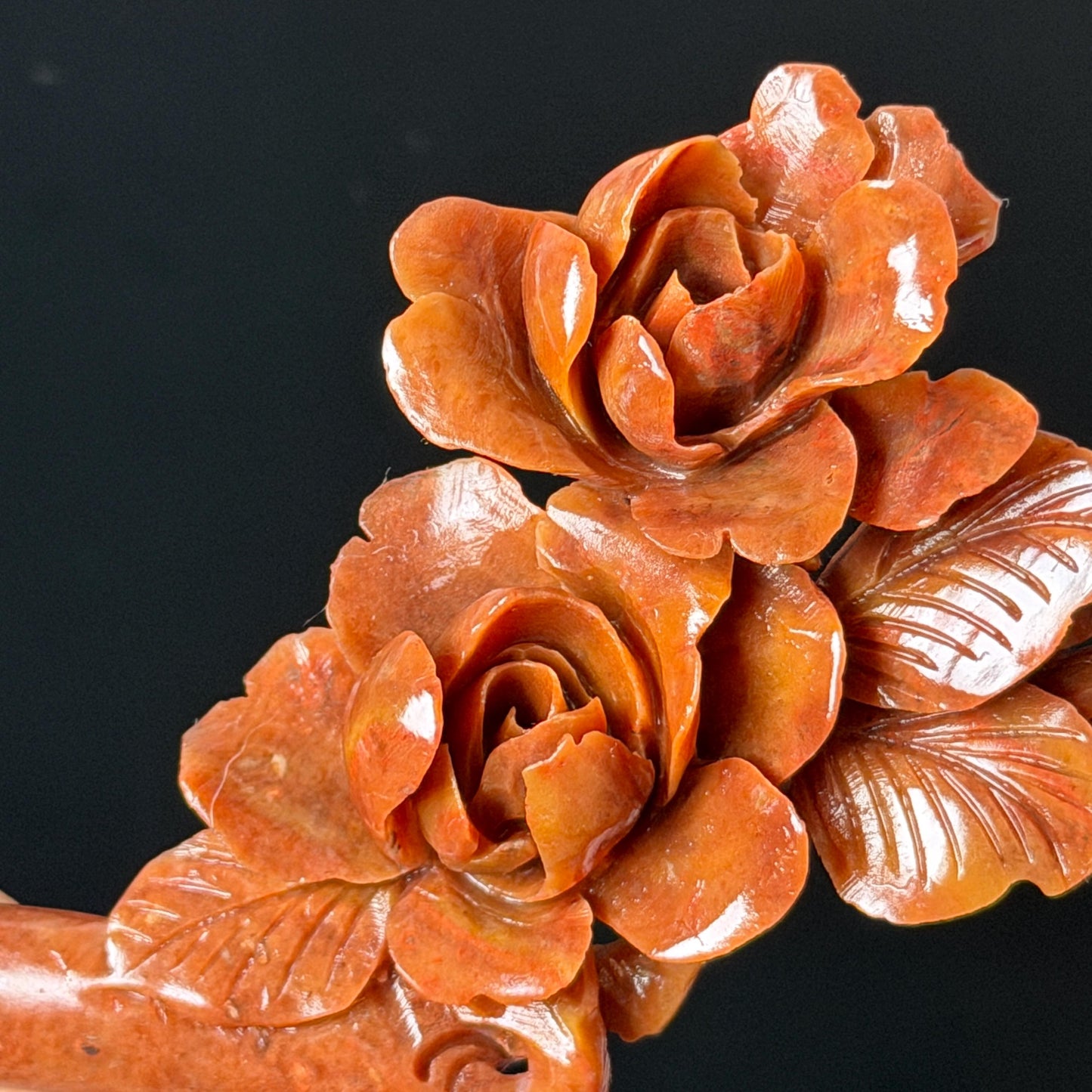 Xiu Jade Serpentine Hand Carved Camellia Flower with Butterfly Hair Stick: Natural Red Jade Handcrafted Vintage Hanfu Hairpin, 3D Stone carving Hair Jewelry Gift for her Bridal Shower gift hair clip wedding headpiece bridal hair accessories red jade carving white jade hand engraved flower hair stick japanese hairpins korean hair stick chinese hair comb vintage hair pins antique hair fork hanfu hair pins certified untreated jade bridal shower gift flower carving butterfly carving