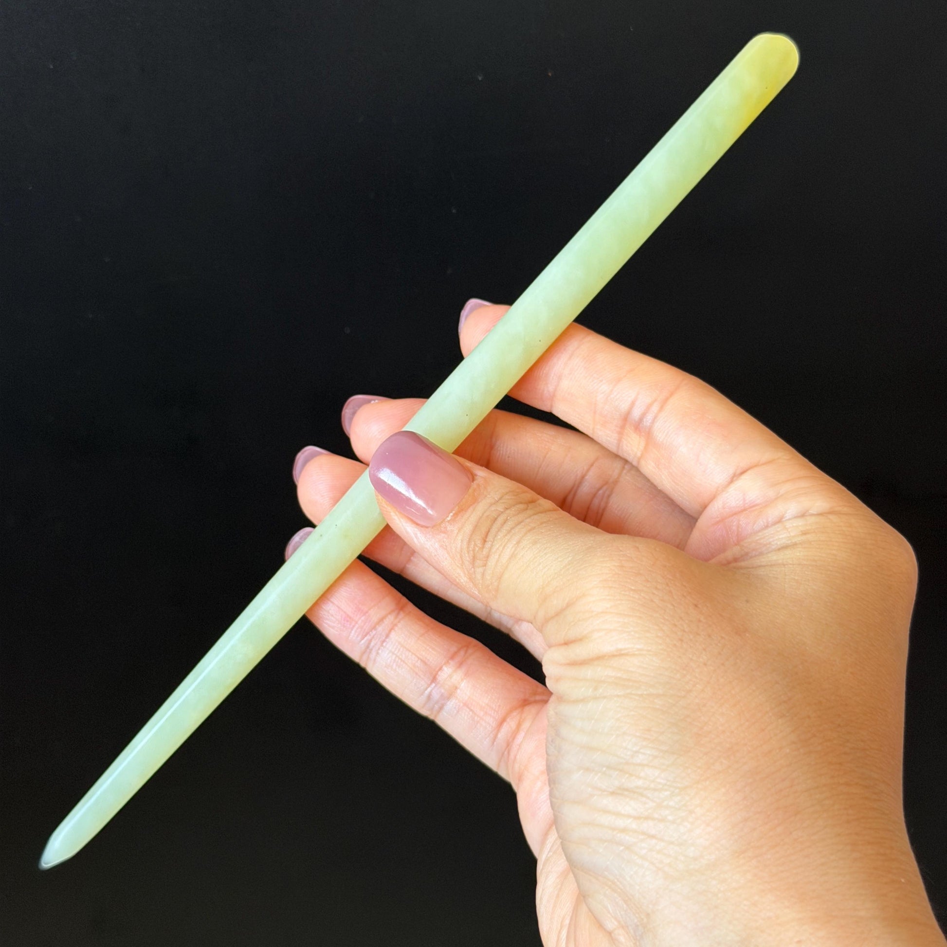Xiu Jade Yulan Flowers & Birds Hand Carved Hair Pin: Certified Natural Serpentine White Jade Green Jade Handcrafted Hanfu Hair Stick, Asian Vintage Hair Fork Chinese Antique Bridal Gift for her japanese hairpin korean hair stick hair comb antique hair pins bridal shower hair jewelry wedding headpiece engagement hair accessory jade carving hand engraved jade hand carved flower jade hairpin untreated jade certificate flower carving yulan carving 3D stone carving handcrafted bird carving hair crown