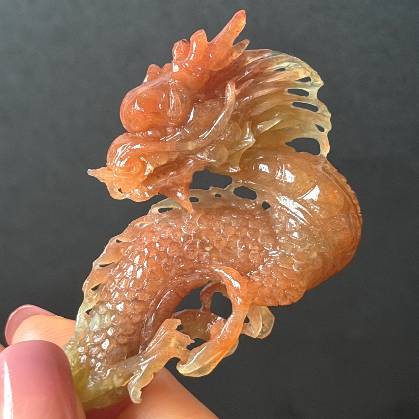 Xiu Jade Fire Dragon Hand Carved Hair Pin: Certified Natural Serpentine Gold Red Jade Handcrafted Hanfu Hair Stick 3D Stone Carving Hair Stick | Asian Vintage Hair Fork Gift for her japanese hairpin korean hair stick hanfu hair fork vintage hair comb antique hair pins dragon carving hand engraved dragon red jade gold jade yellow jade carving hand carved dragon hair stick fire dragon golden dragon wedding headpiece bridal hair jewelry engagement hair accessory antique hair fork wedding headpiece