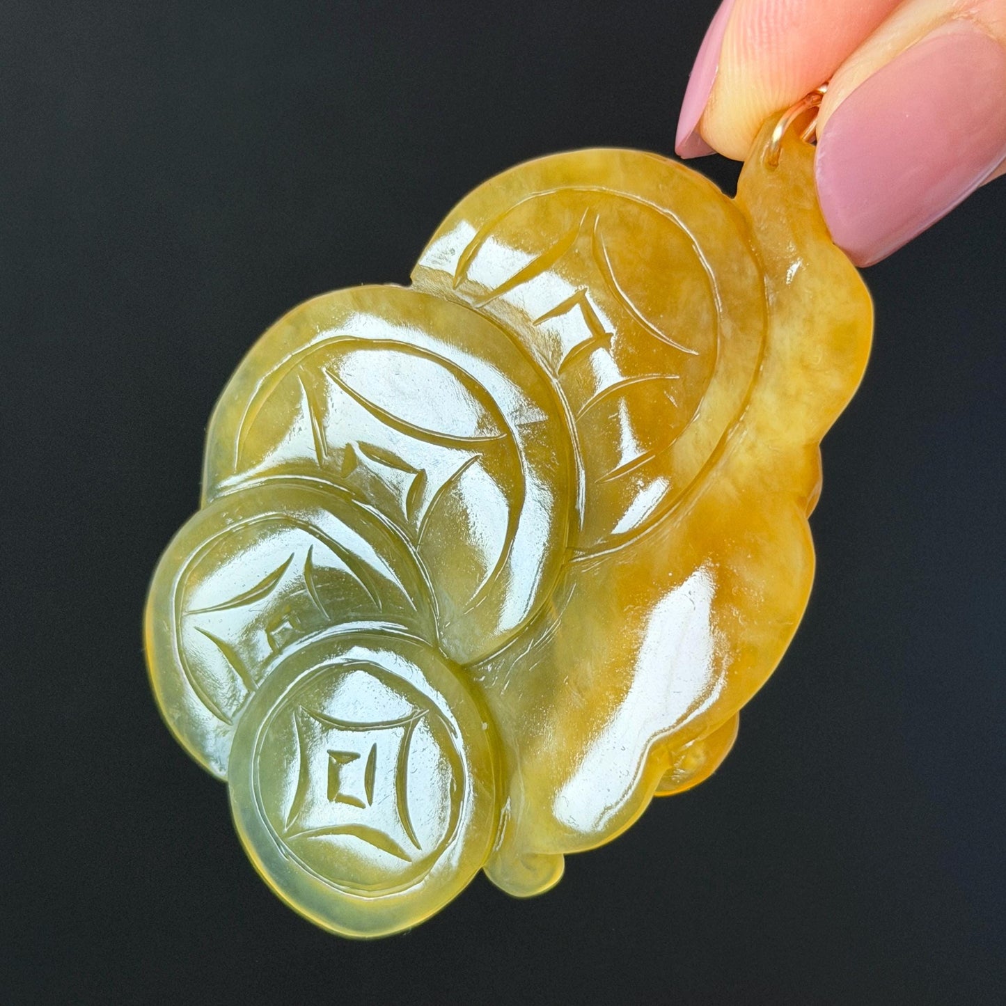 Xiu Jade Pixiu Hand Carved Pendant Adjustable Necklace: Natural Serpentine Yellow & Green Jade Hand Engraved Charm | Abundance & Wealth | Stone Crystal Gemstone Jewellery gift for her gift for him hand engraved jade handcrafted jade charm blue jade green jade yellow jade brown jade red jade multicolor jade relief carving 3D stone carving pixiu carving antique pendant asian vintage charm lucky charm big pendant certificate jade untreat real jade pixiu lover gift