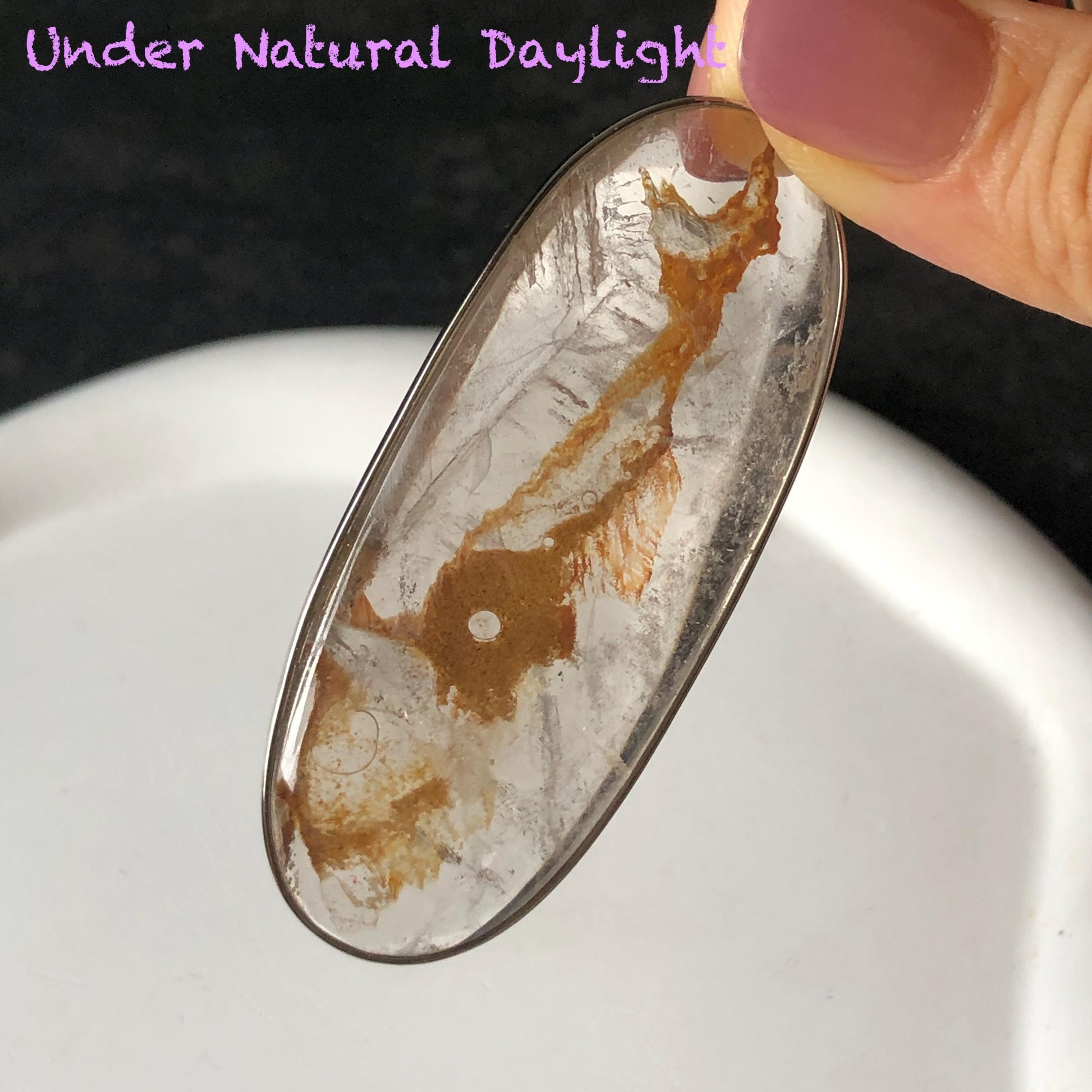 Ultra Rare! Enhydro Quartz Shimmering Golden Yellow Sand Waterfall S925 Silver Polished Pendant Adjustable Necklace | Natural Gemstone Birthstone Gift for her enhydro quartz sand water-fall pendant necklace choker gemstone charm stone pendant choker polished stone pendant crystal charm birthstone men necklace chakra crystal minerals specimen silver wire wrapped pendant inclusion crystal inclusion crystal yellow sand inclusion certified untreated crystal with certificate of authenticity