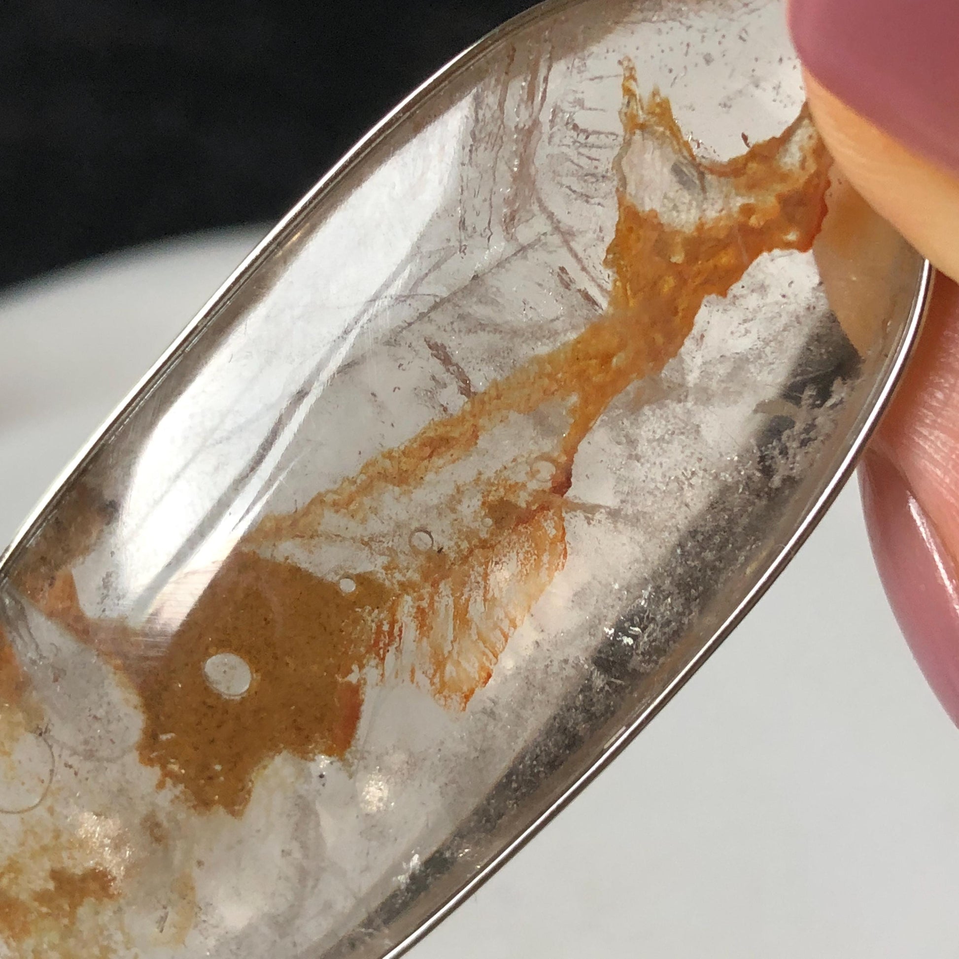 Ultra Rare! Enhydro Quartz Shimmering Golden Yellow Sand Waterfall S925 Silver Polished Pendant Adjustable Necklace | Natural Gemstone Birthstone Gift for her enhydro quartz sand water-fall pendant necklace choker gemstone charm stone pendant choker polished stone pendant crystal charm birthstone men necklace chakra crystal minerals specimen silver wire wrapped pendant inclusion crystal inclusion crystal yellow sand inclusion certified untreated crystal with certificate of authenticity