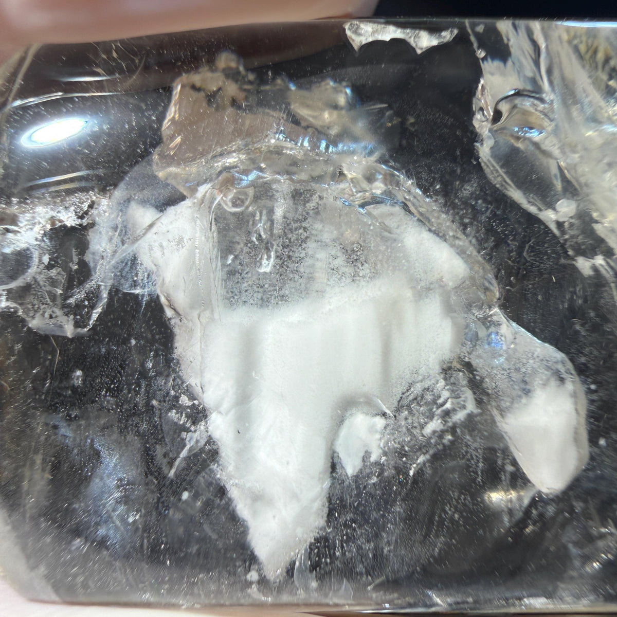 Ultra Rare! Polished Enhydro Quartz White Sand Waterfall & Shifting Bubble Inclusion Crystal Pendant Necklace | Winter Snow | Natural Gemstone Birthstone Gift for her  quicksand enhydro quartz sand water-fall pendant necklace choker gemstone charm polished stone pendant crystal charm birthstone men necklace chakra crystal minerals specimen sterling silver wire wrapped pendant inclusion quartz white sand inclusion rainbow quartz bubble inclusion cabochon inclusion crystal palm stone bird charm