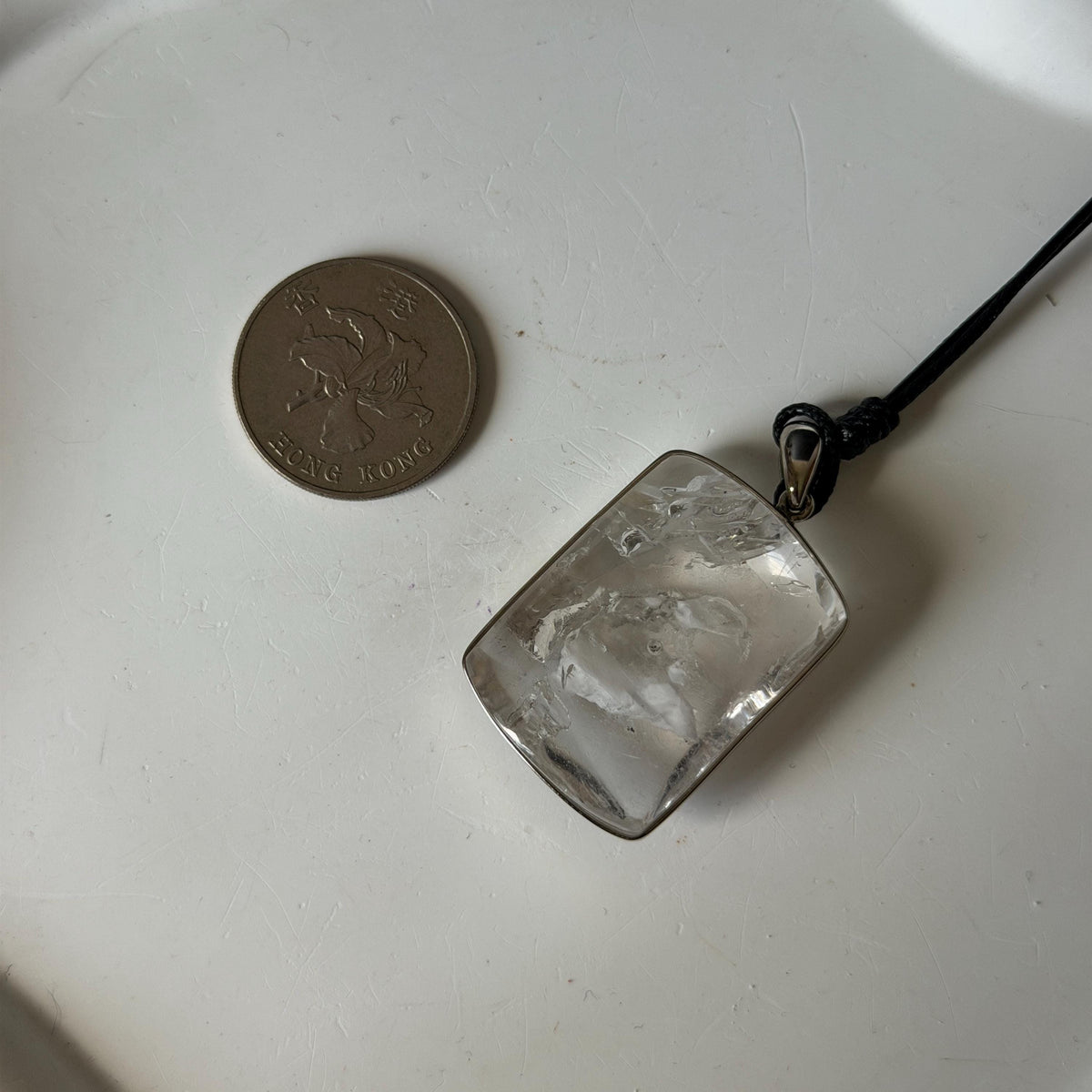 Ultra Rare! Polished Enhydro Quartz White Sand Waterfall & Shifting Bubble Inclusion Crystal Pendant Necklace | Winter Snow | Natural Gemstone Birthstone Gift for her  quicksand enhydro quartz sand water-fall pendant necklace choker gemstone charm polished stone pendant crystal charm birthstone men necklace chakra crystal minerals specimen sterling silver wire wrapped pendant inclusion quartz white sand inclusion rainbow quartz bubble inclusion cabochon inclusion crystal palm stone bird charm